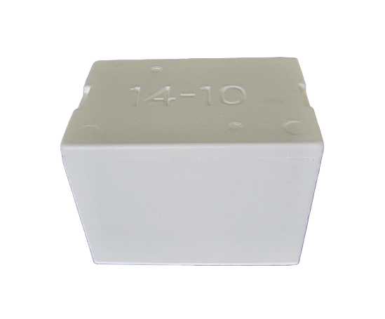 Polystyrene box 45 liter, incl. Cover (pallet)
