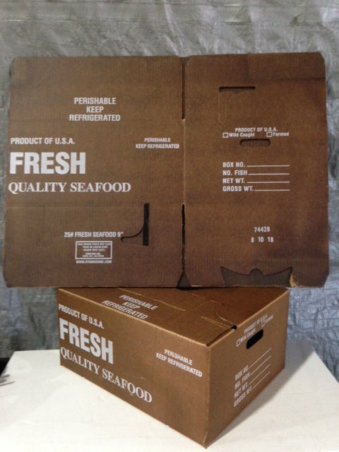 buy fish shipping boxes 25# FRESH SEAFOOD BOX — StarBox Inc
